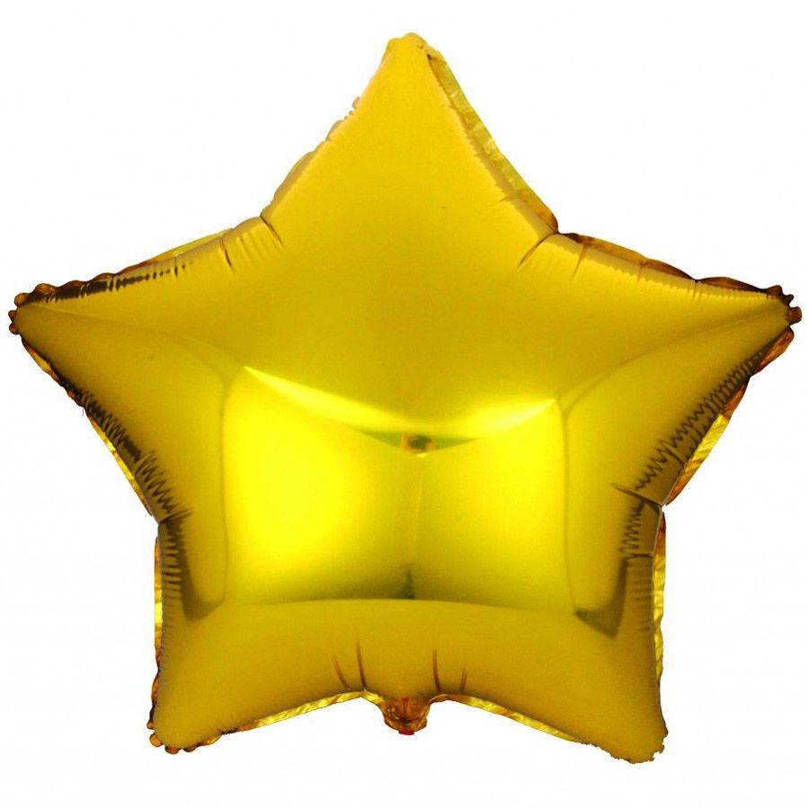 Звезда 18"/45 см золото с гелием